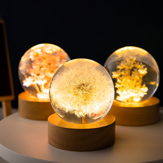 Natural  FlowRe Crystal Ball 3D LED 