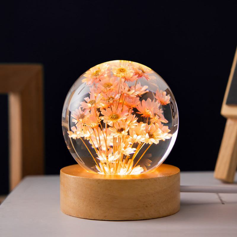 Natural  FlowRe Crystal Ball 3D LED 